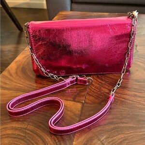 Universal Thread Shiny Pink Crossbody Bag